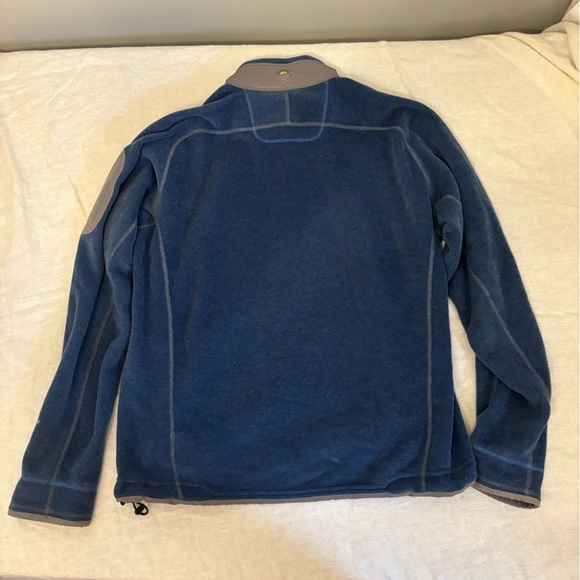 Mountain Hardwear Fleece Zip Up Large Vintage Blue Mens XL - Picture 2 of 7